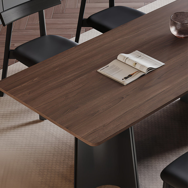 Simple classic dining table, 29.5"H x 62.9"L x 31.4"W