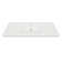 MEBO 19.5'' White Reinforced Acrylic Rectangular Bathroom Sink with Overflow