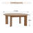 Frances Eucalyptus Patio Coffee Table