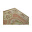 Wool Oriental Area Rug in Rose/Ivory