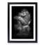 Lowland Gorilla in Abstract - Framed Print-55577386-55577389