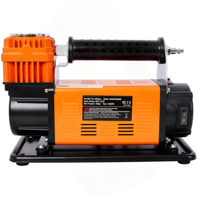 12V Heavy Duty Air Compressor,Tire Inflator With Pressure Gauge, Max 150 PSI,Tire Inflator Air Pump For  Car, SUV, RV, Truck