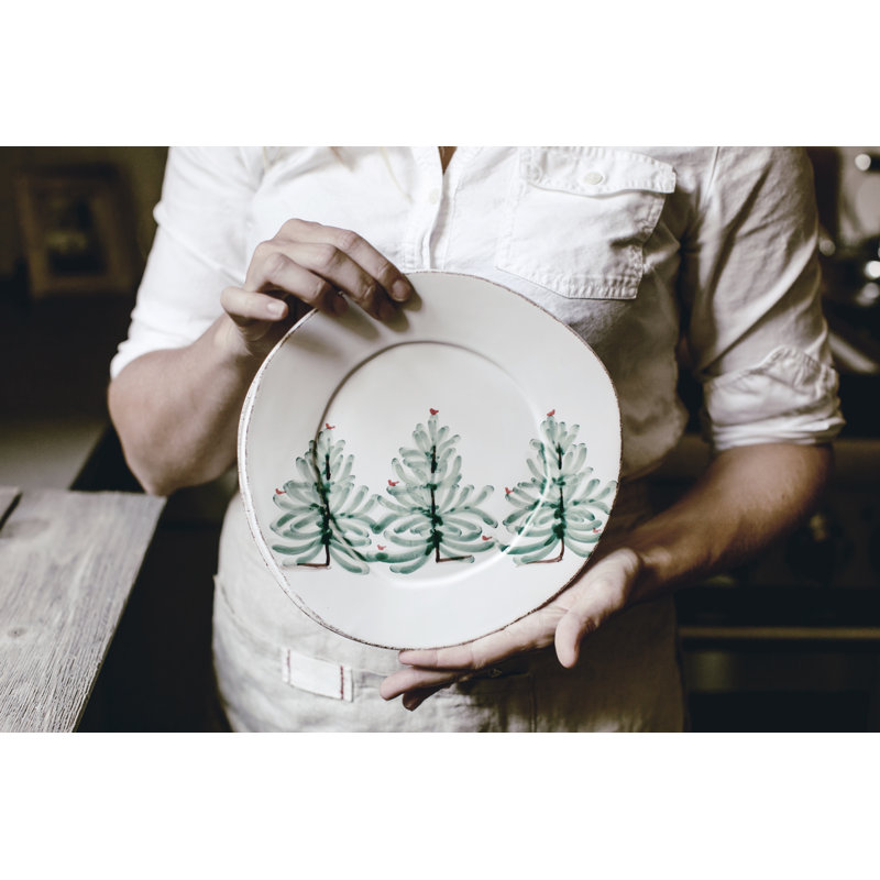 Lastra Handmade Stoneware Salad/Dessert Plate