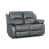 Lowell Grey Faux Leather