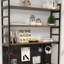 Solid Wood L-Shaped Desk with Integrated Bookshelf-1533183867