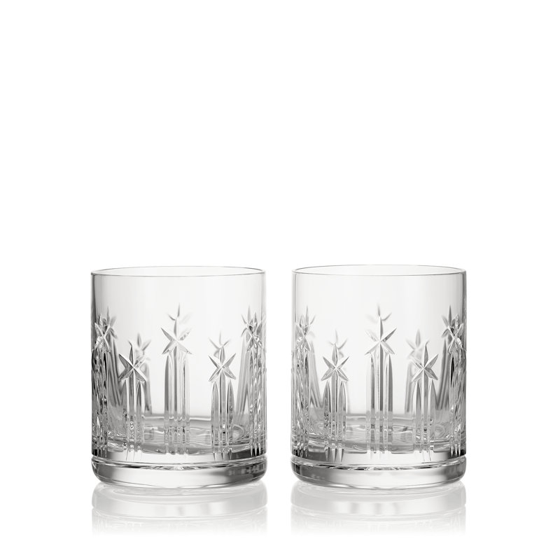 USA250 Double Old-Fashioned 11.5oz Set of 2, Clear