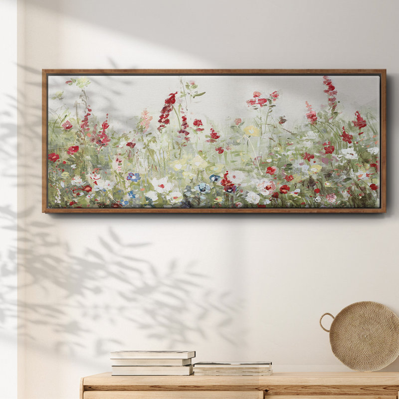Sweet Spring Meadow - toile encadrée, H 20 po x l 50 po
