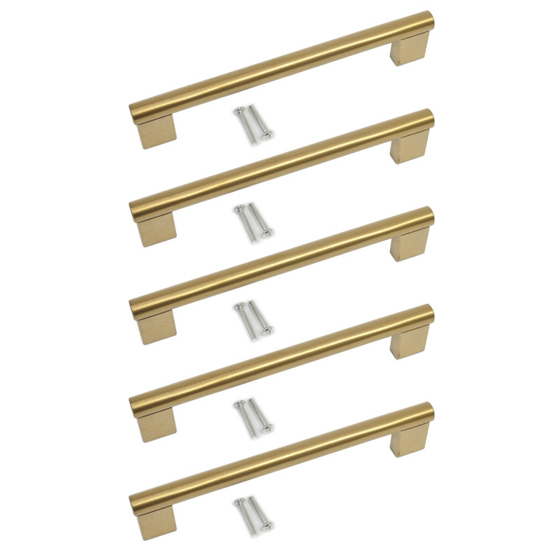 Mayfair Keyhole 12.8 cm Centre Bar Handle, Brushed Gold