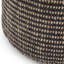 Larissa 18"W Hand Braided Jute Boho Round Pouf with Polystyrene Filling-692930972