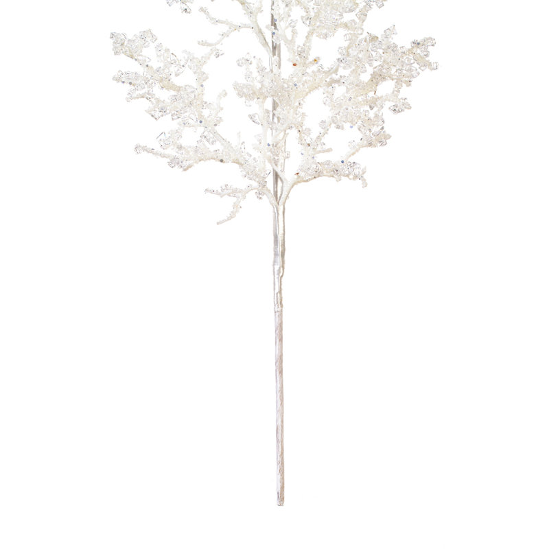 Vickerman 22" Artificial White Ice Spray 3/Bag., White