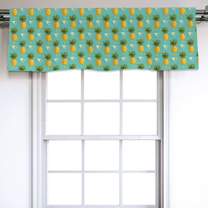 Sateen Ruffled Window Valance