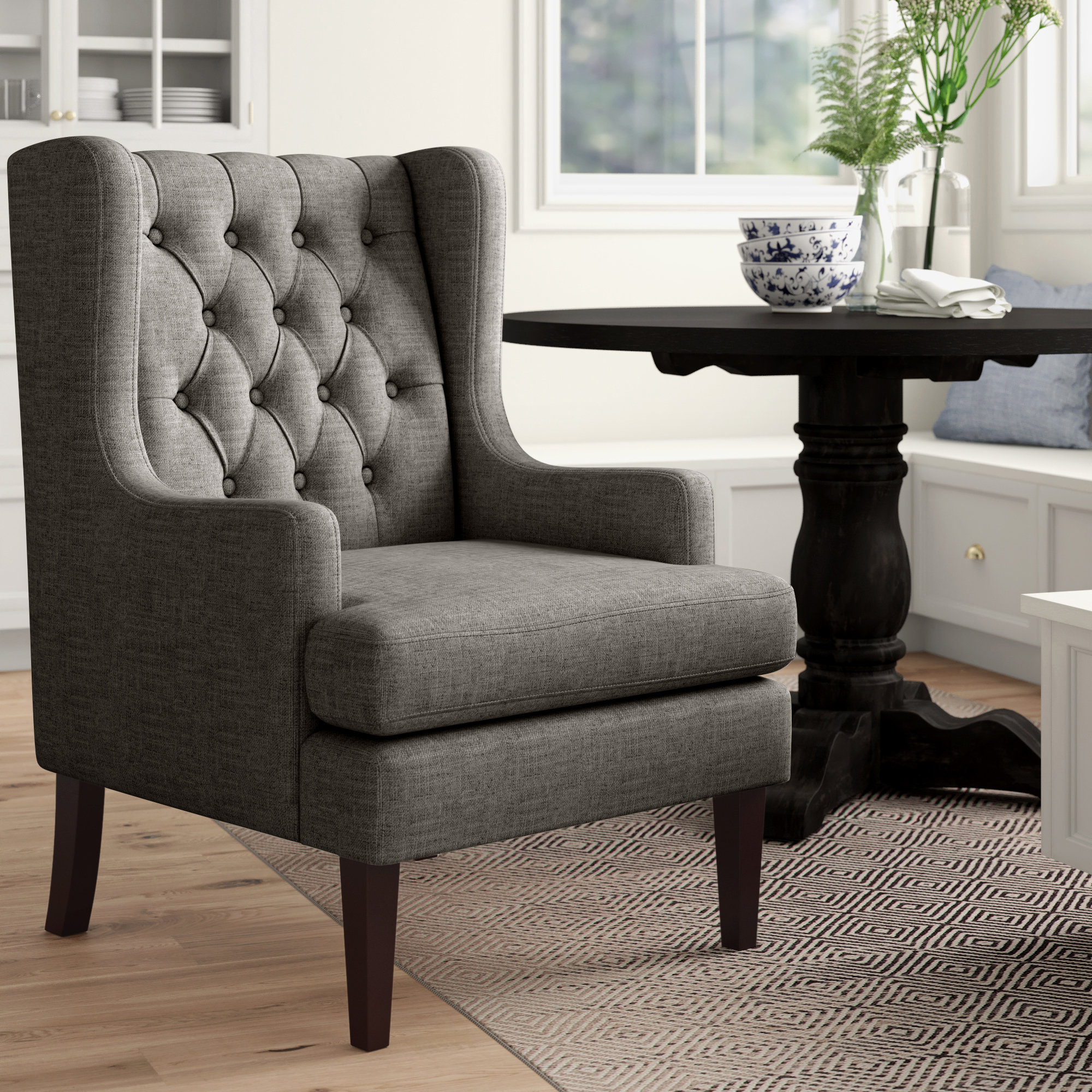 Keisha wingback store chair