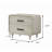 2 Drawers Nightstand