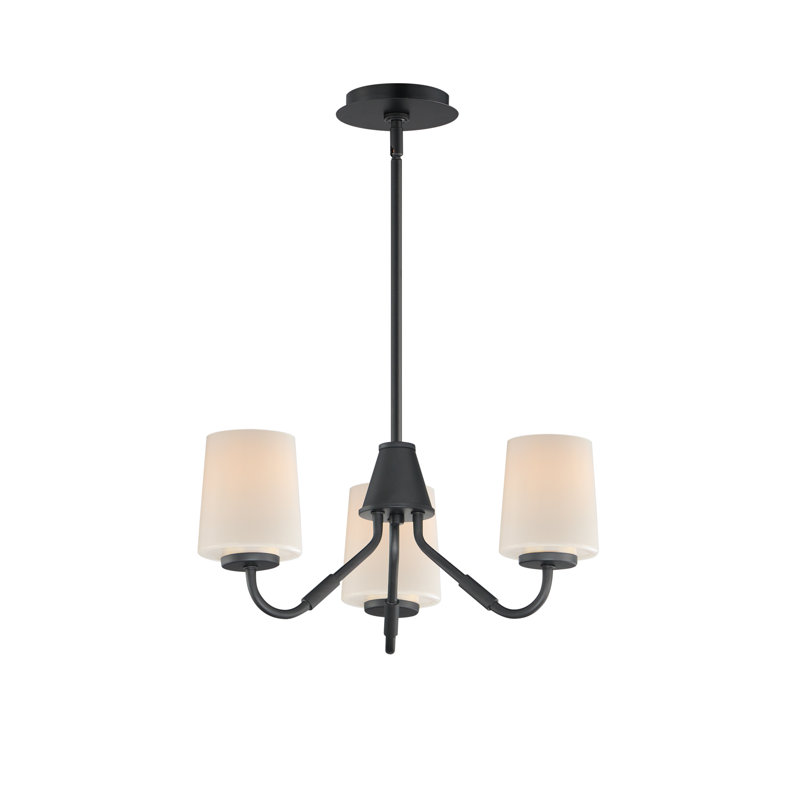 Durham-Mini Chandelier, Black