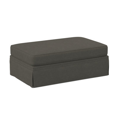 Repose-pieds rembourré avec rangement Shelby