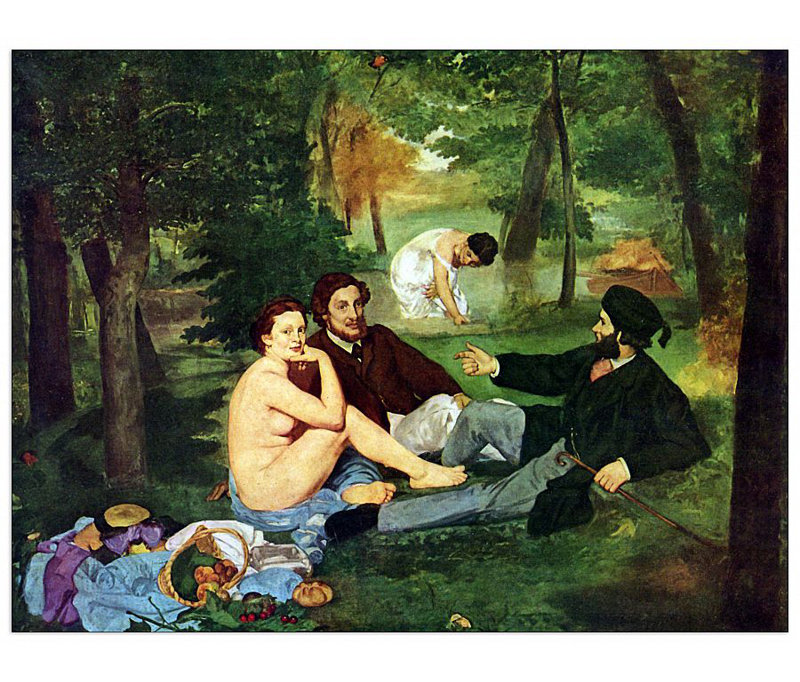 Edouard Manet - Wrapped Canvas Painting, 90cm H x 120cm W x 1.8cm D