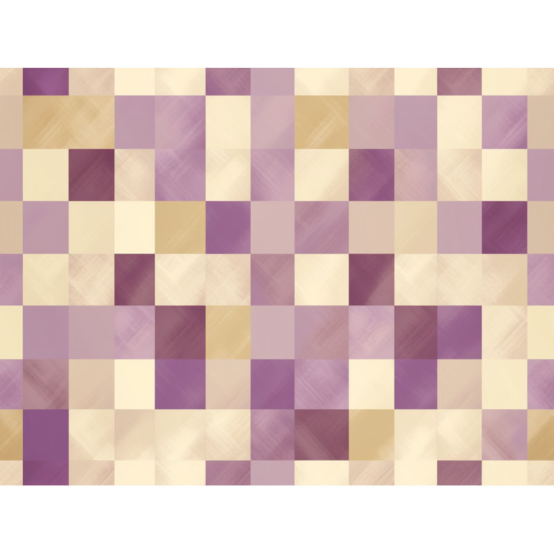  Checkered Feminine Comforter, Twin Comforter