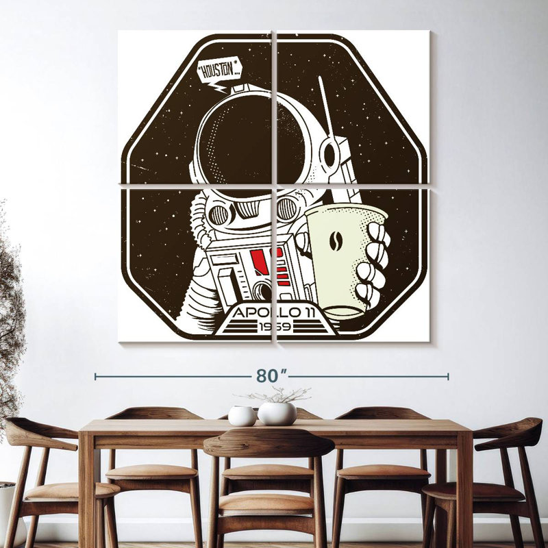 Oberle Apollo 11 1969 Print, 74" H x 74" W
