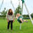 Backyard Discovery Mini Brutus Heavy-Duty Metal A-Frame Swing Set