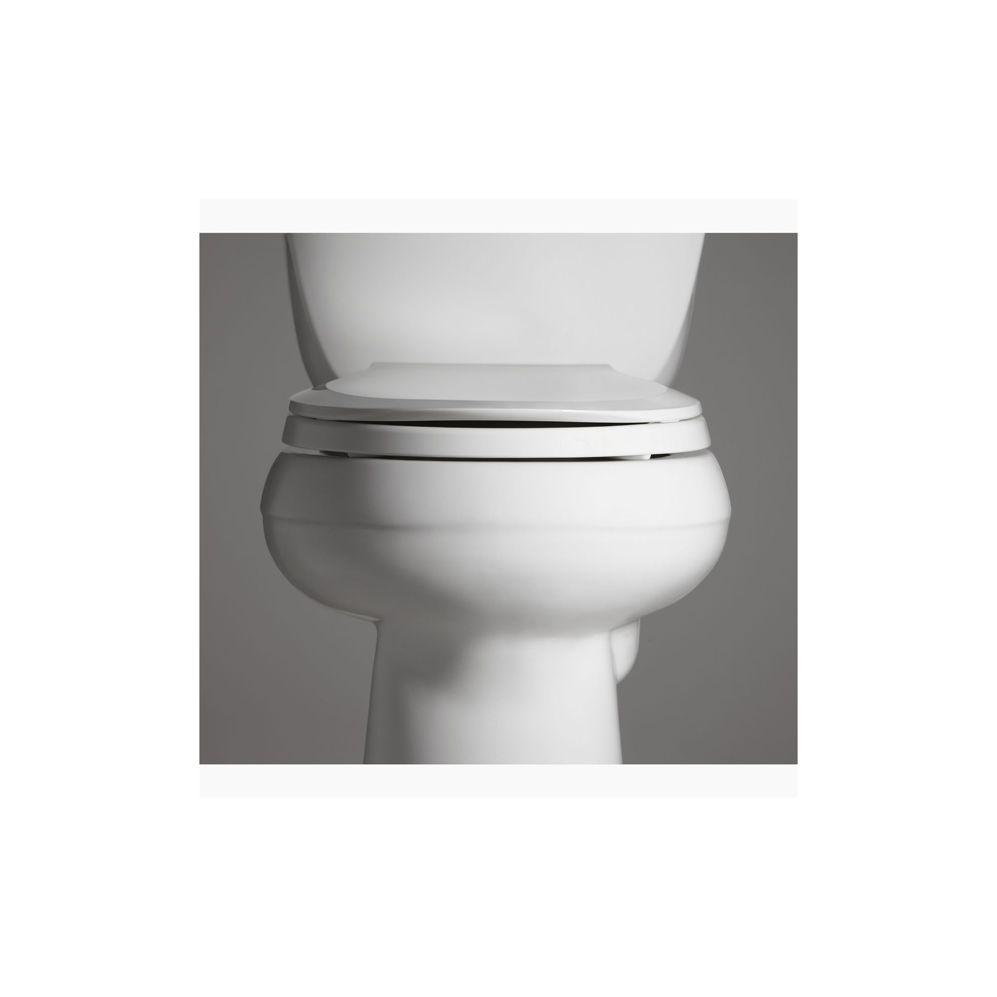 Cimarron 1.28 GPF Water Efficient Round  (Seat Not Included), White, Right-Hand