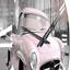 Rose classique rose photographie rétro - horloge murale voitures classiques-1266603731