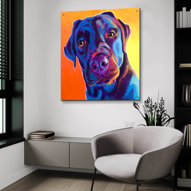 " Lab - Kona " Print, 36" H x 36" W x 0.2" D