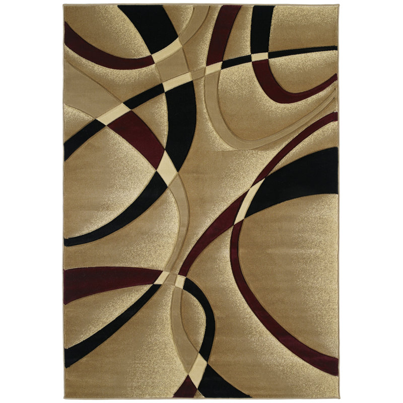 Dov Abstract Indoor Rug, Rectangle 7'10" x 10'6"