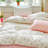 Nayoroom Reversible Pink Tulips Flower White Duvet Cover Set 100% Cotton Aesthetic Garden Style Bedding Set-103546998