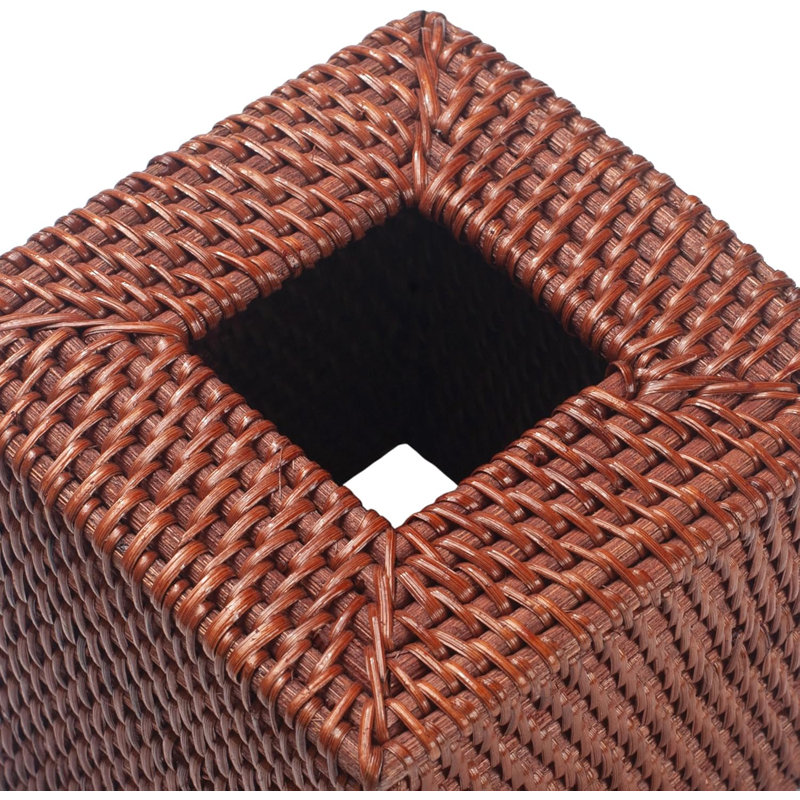 Tissue Box Cover, Brown