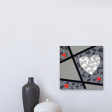 My Heart Shines For You - Red Hearts Painting by Eddie Bruckner