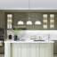 Lustre linéaire moderne en argent 3 lumières