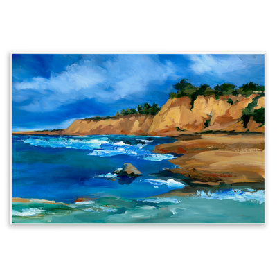 «Beachside Cliff Landscape» par Liz Jardine