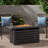 Rectangular Iron Fire Pit - 30,000BTU - Tank Cover Inside
