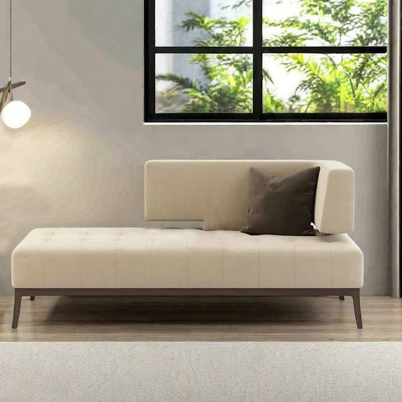 Éponge légère de luxe et fauteuil inclinable en bois massif, Orienté à droite
