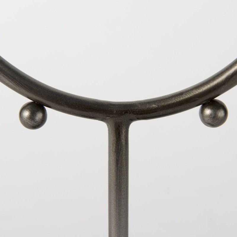 Arnisa Large Studded Hoop Object, 14.96" H x 8.27" W x 2.95" D