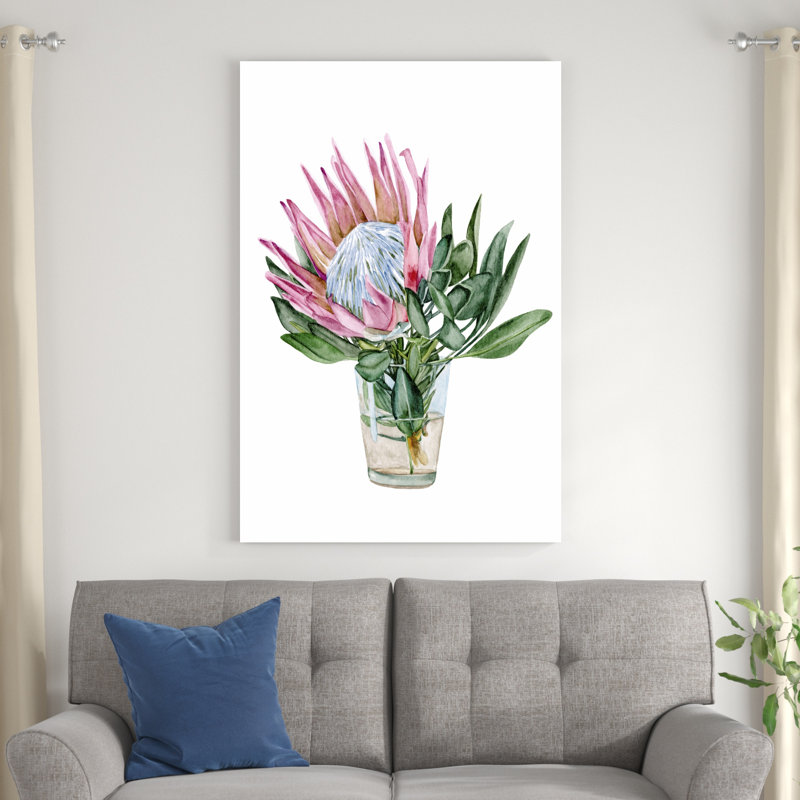 Awake Protea II, H 48 po x l 32 po