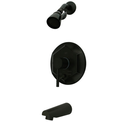 Kingston Brass Concord Single-Handle Pressure Balanced Tub and Shower Faucet