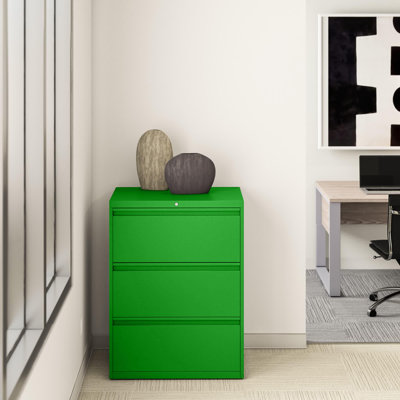 36'' Wide 3 -Drawer Steel File Cabinet