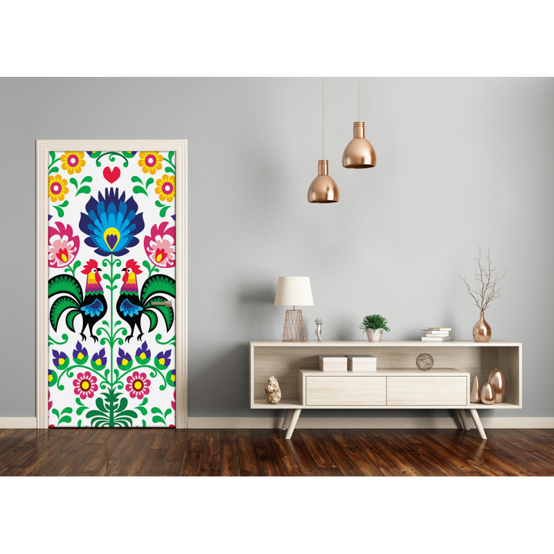 Ethnic Model Door Decal