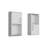 2-Pc Wall-Mounted Bathroom Medicine Cabinet With Open And Closed Storage-709772530