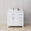 Ensemble de meuble-lavabo simple 36 po avec plateau en marbre Beckett-61870897-61870893-61870891