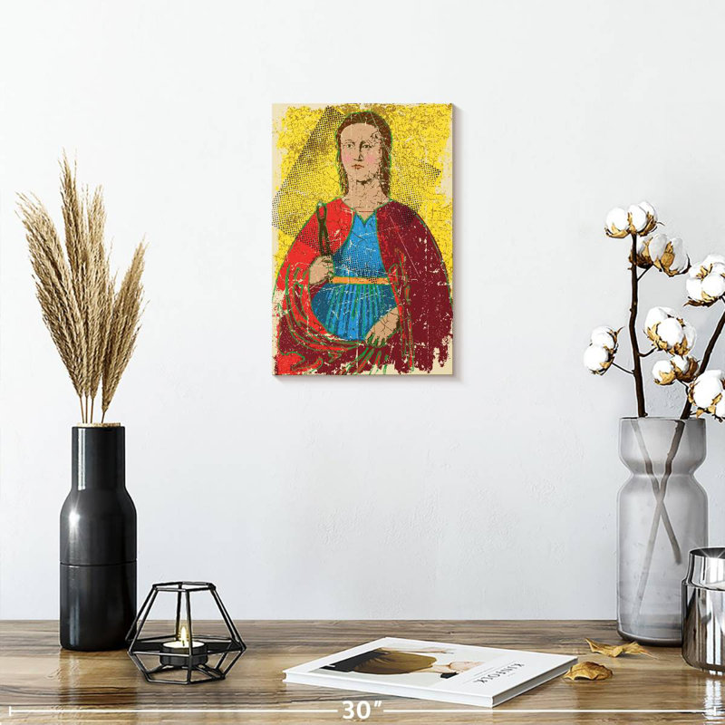 Leisha demi-teinte Saint Apollonia, H 12 po x l 8 po