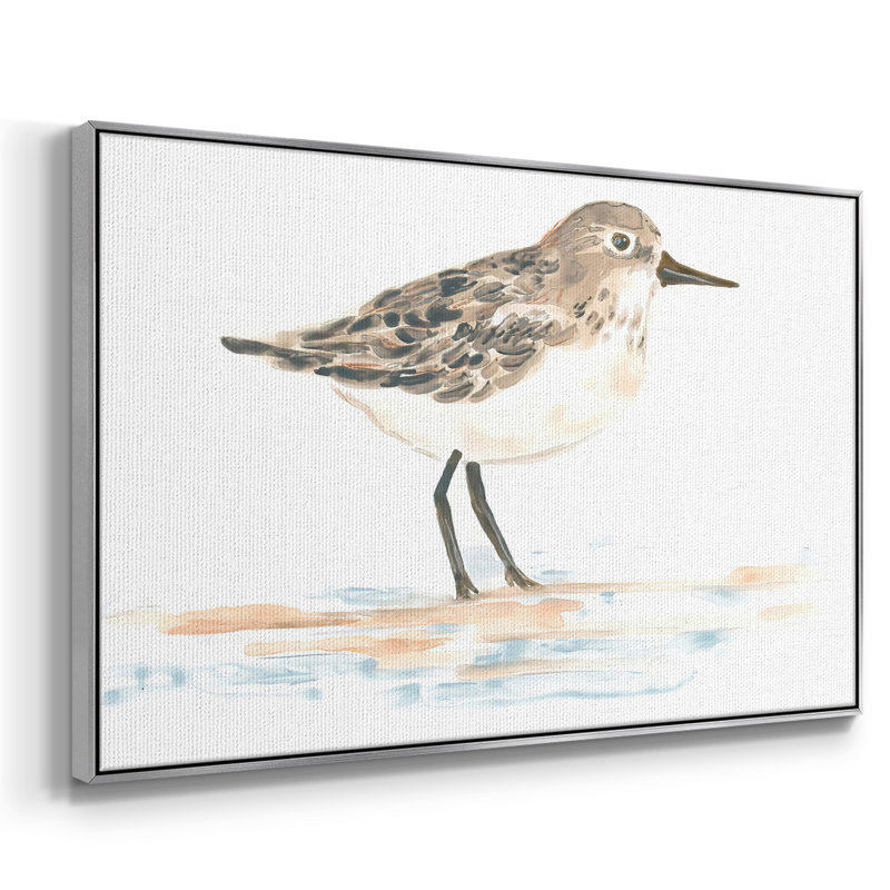 " Pretty Piper I " Painting Print, 27" H x 41" W x 2" D, Silver Framed