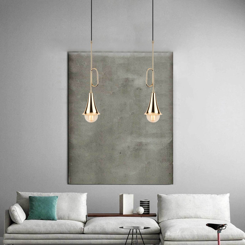 Luminaire suspendu à 2 lumières pour îlot de cuisine Lina