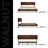 Queen Premium Solid Wood Bed Frame with Headboard, Scandinavian Signature Wood Platform Bed 800 lbs Capacity Walnut Finish, Fit All Mattresses, No Box Spring Needed, Non-Slip Noise-Free, Easy Assembly-105528048-105528050