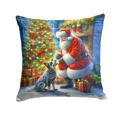 Moments With Santa Other/No Pattern Outdoor Throw Pillow
