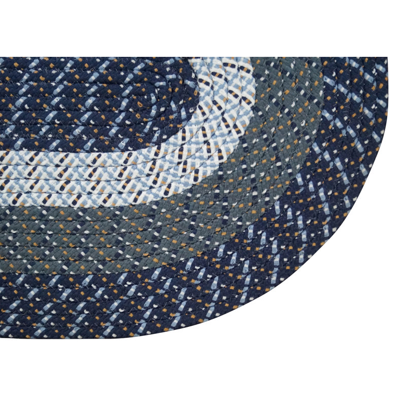 Tapis tressé à la main Orkney, Rectangle 5 pi 4 po x 8 pi 4 po