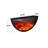 27.56"Black U-shaped Embedded Simulated lame Decorative Electric Fireplace-118373409