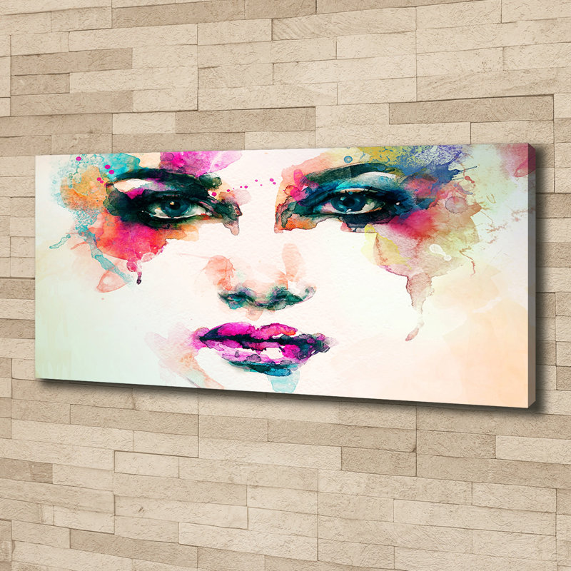 Portrait Of A Woman - No Frame Print on Canvas