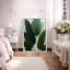 Illustration de feuille botanique vert profond, images de décoration murale de nature contemporaine, impression sur toile encadrée-126136921-126136916